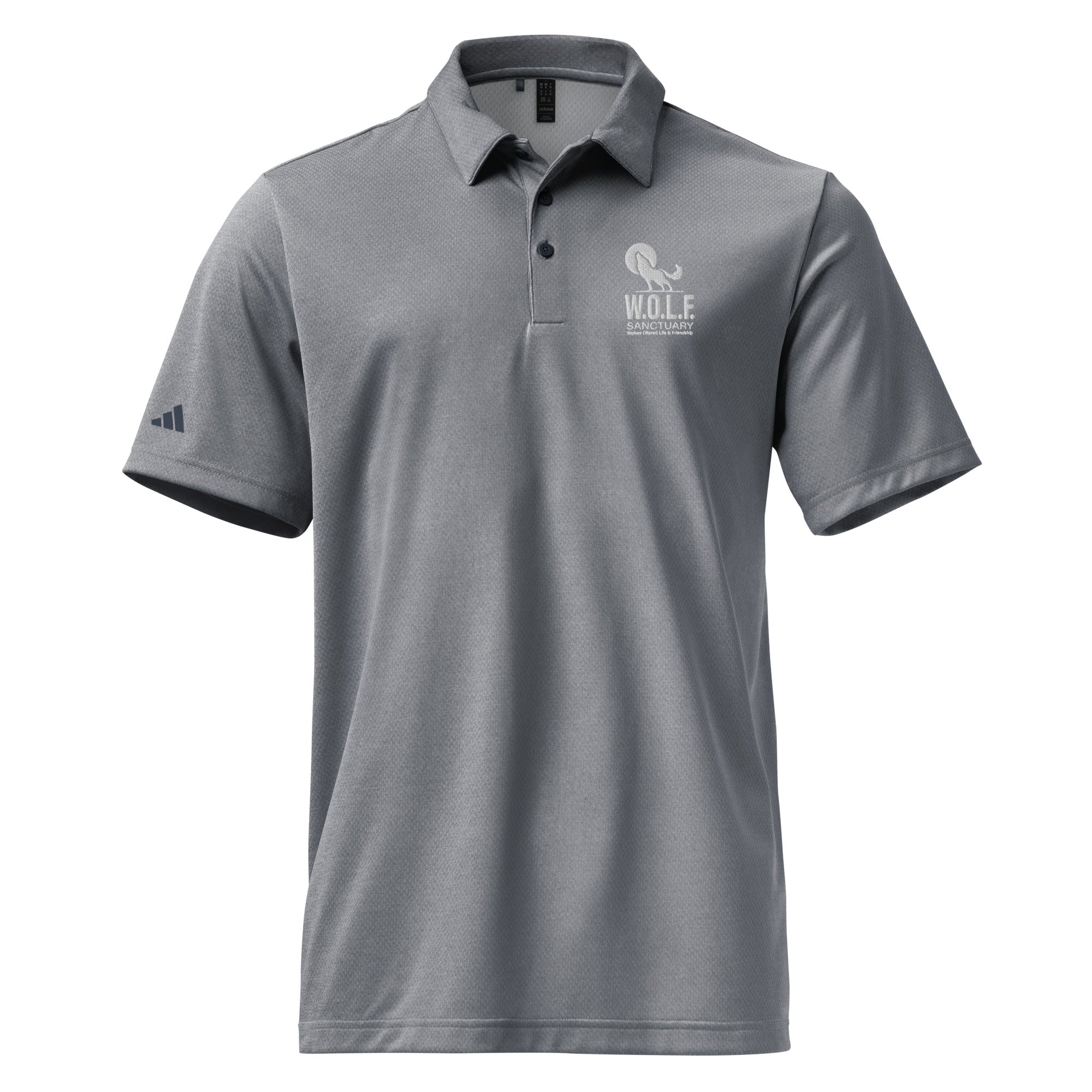Adidas® Men's Space-Dyed Polo