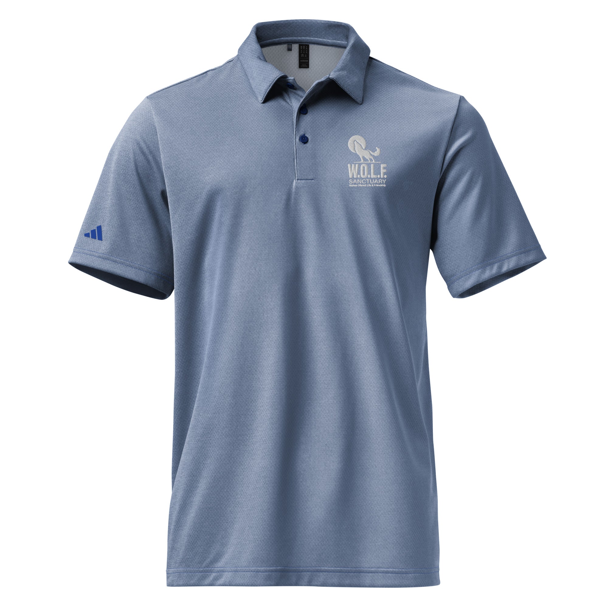 Adidas® Men's Space-Dyed Polo