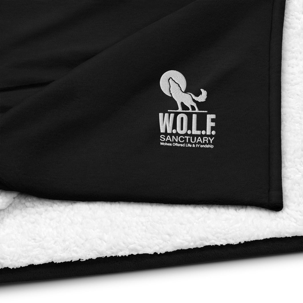 W.O.L.F. Sanctuary Premium Sherpa Blanket