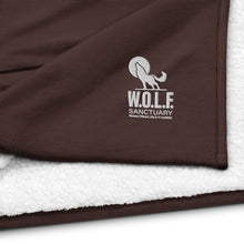 Load image into Gallery viewer, W.O.L.F. Sanctuary Premium Sherpa Blanket
