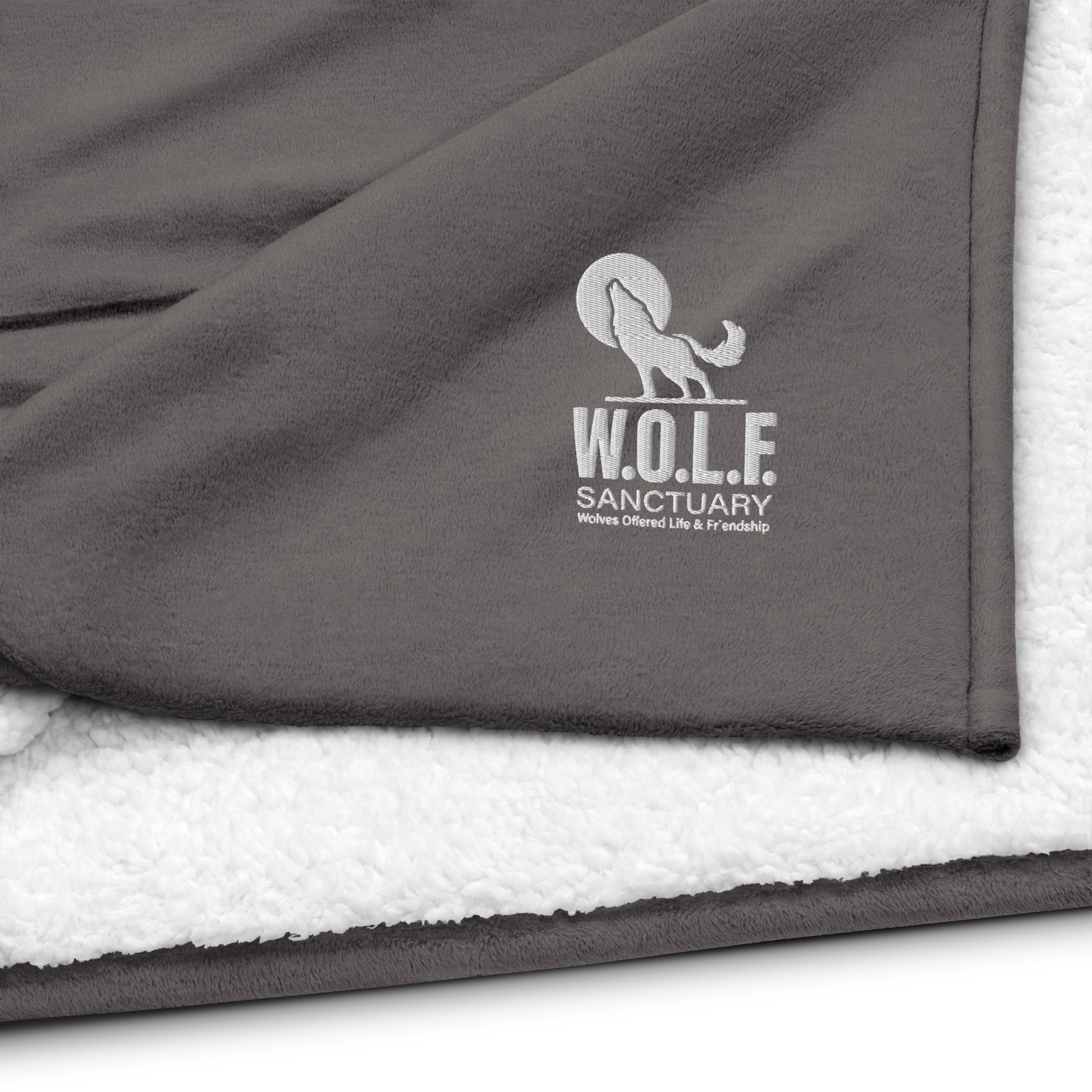 W.O.L.F. Sanctuary Premium Sherpa Blanket