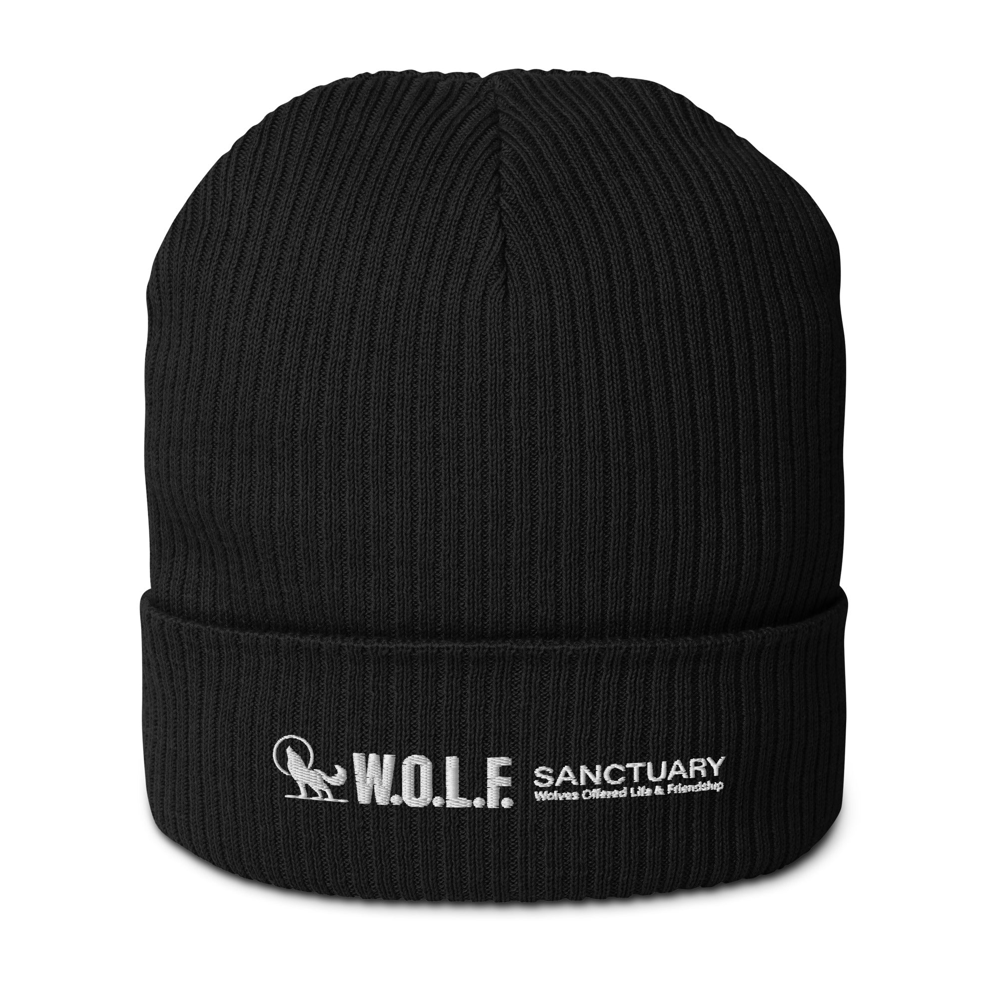 W.O.L.F. Sanctuary Organic Ribbed Beanie