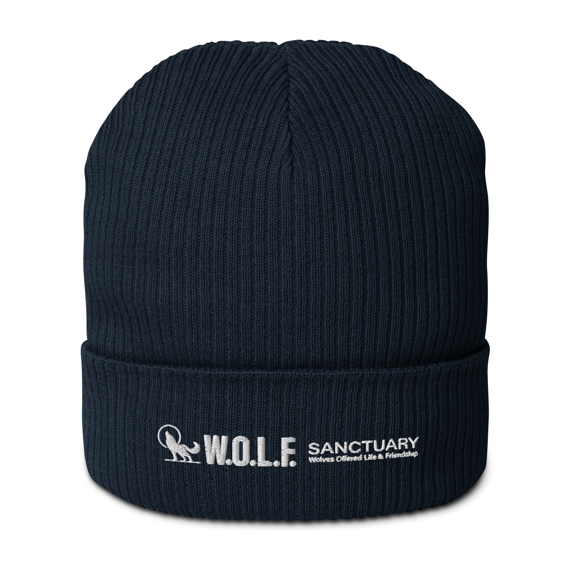 W.O.L.F. Sanctuary Organic Ribbed Beanie